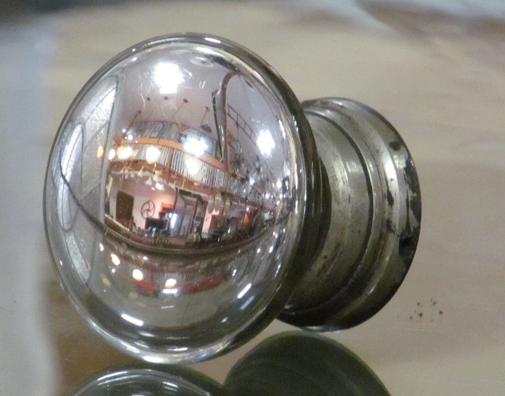 mercury glass knobset MJ