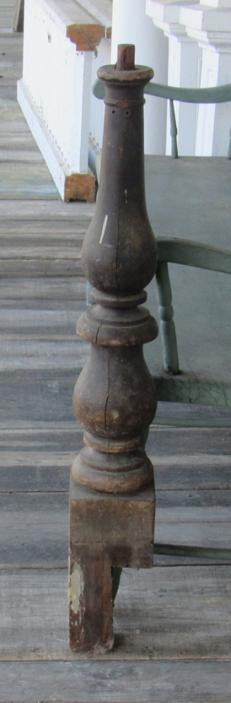 walnut newel post KKJ